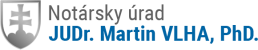 Notársky úrad Martin Vlha Bratislava